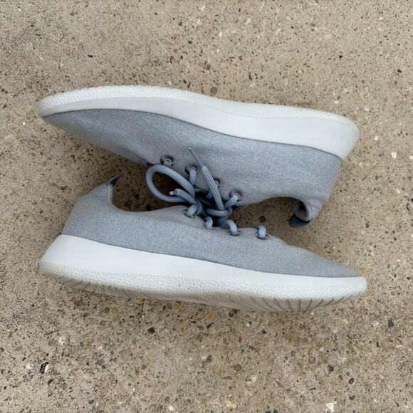 allbirds Wool Runners Mens Size 9 Light Blue Lace-Up Comfort Running Shoes - Picture 6 of 8